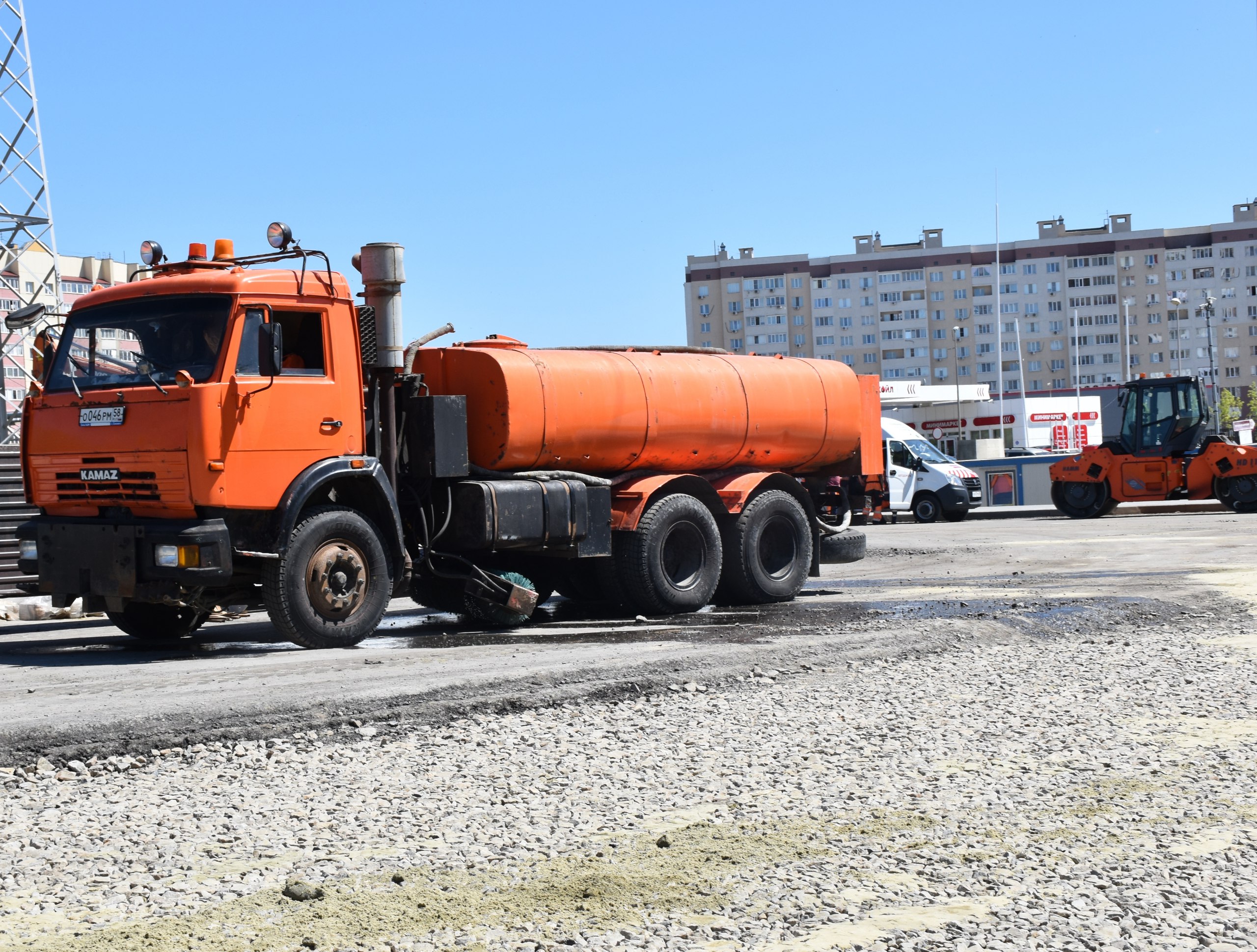 В Пензе дорожную развязку в микрорайоне ГПЗ-23 строят опережающими темпами