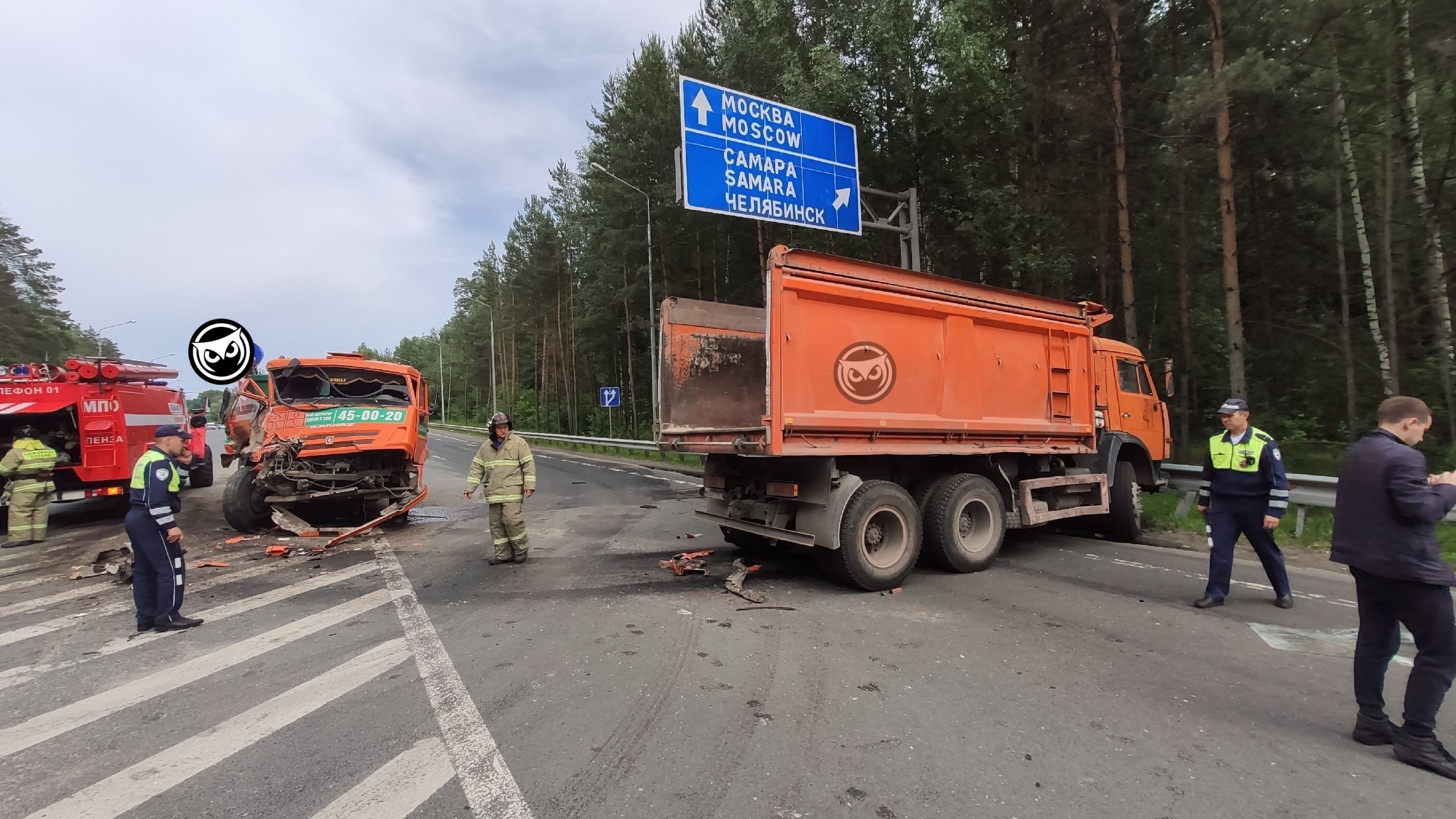 Соцсети: В ДТП под Пензой «КамАЗ» превратился в груду металла