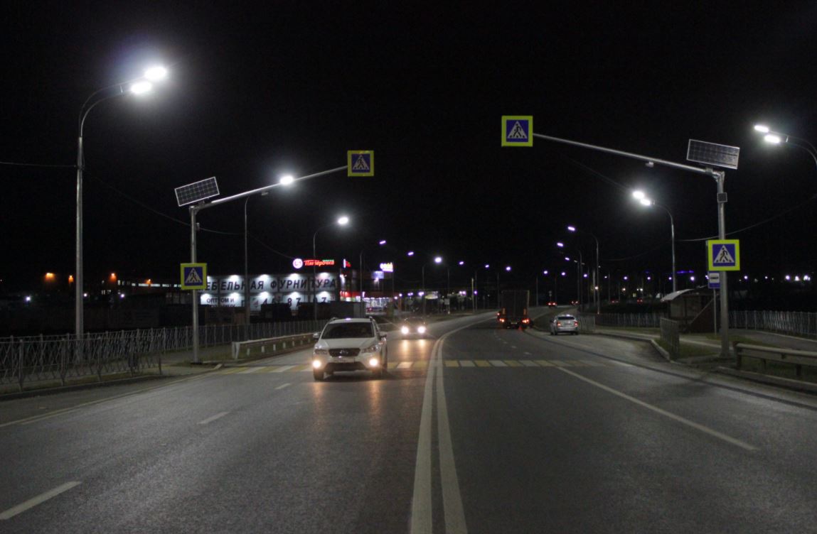 Освещение автодороги Тамбов-Пенза