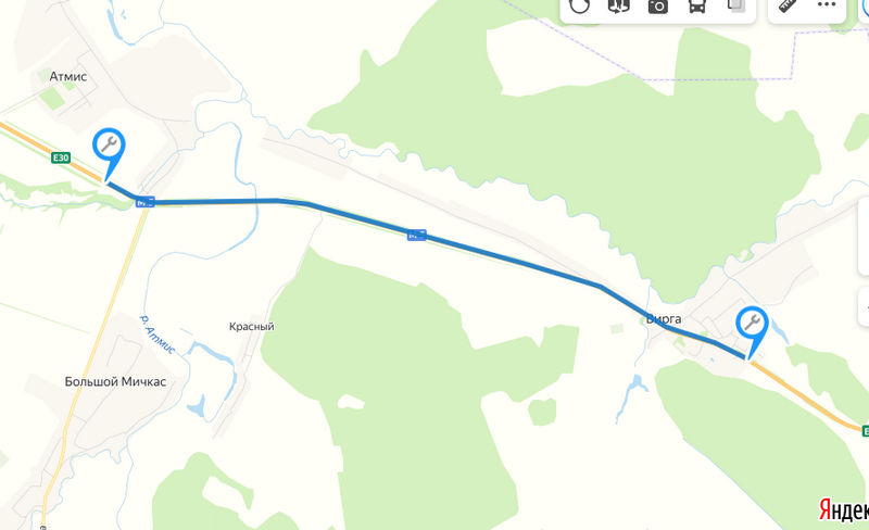 Трасса м5 карта пензенской области